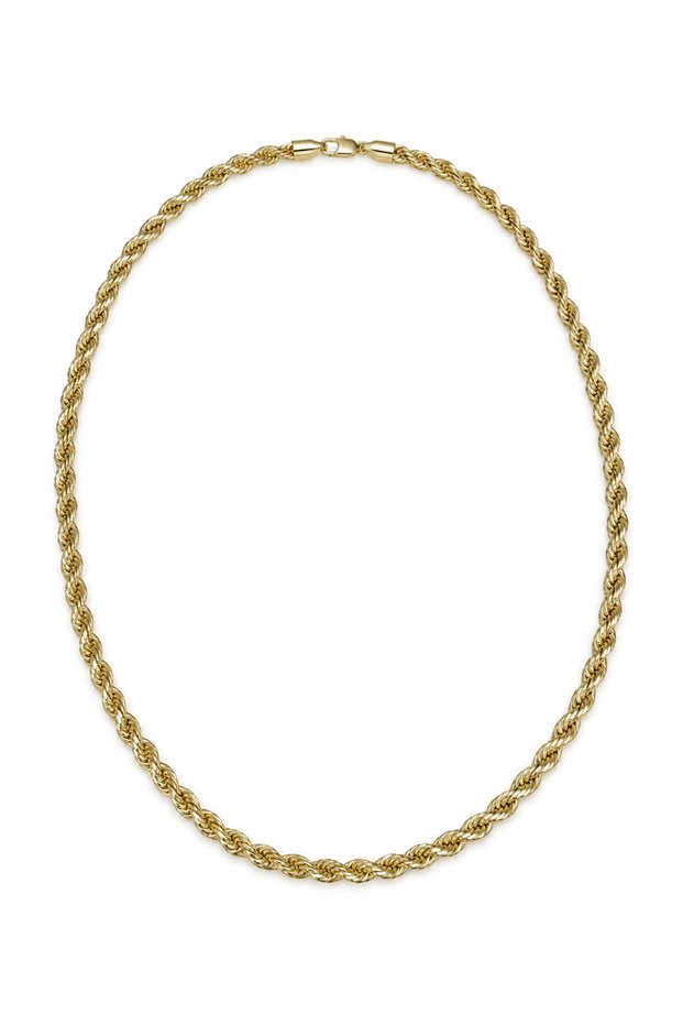 Talora Dawn Xuping Women's Steel Twist Necklace Tarnish Resistant Gold Color