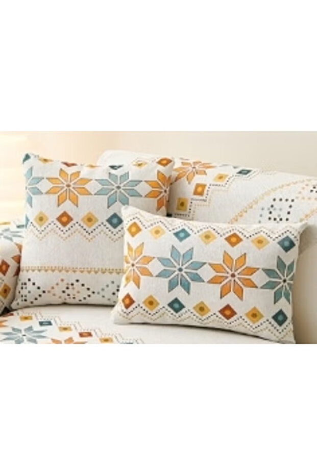 1pc Bohemian Style Sofa Covers, Non-Slip Non-Stretch Sofa Covers, pet friendly and is a great option for sectional sofas