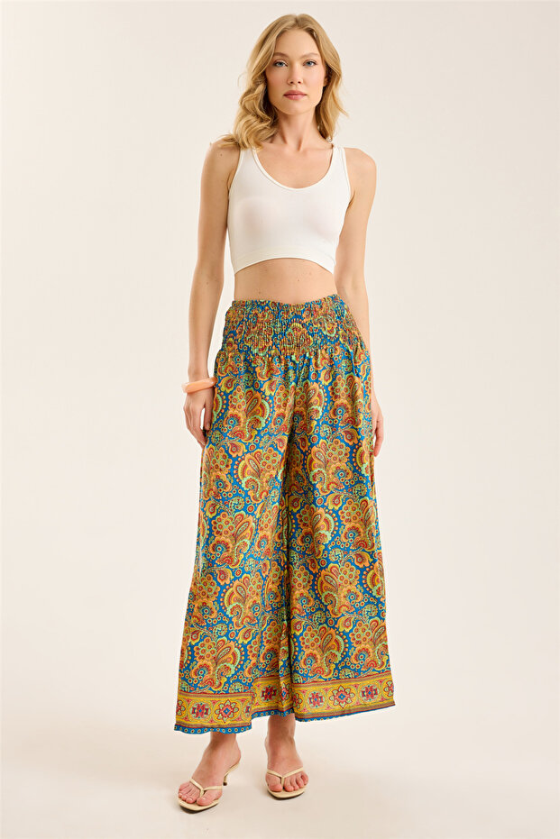 Shawl Pattern Pants