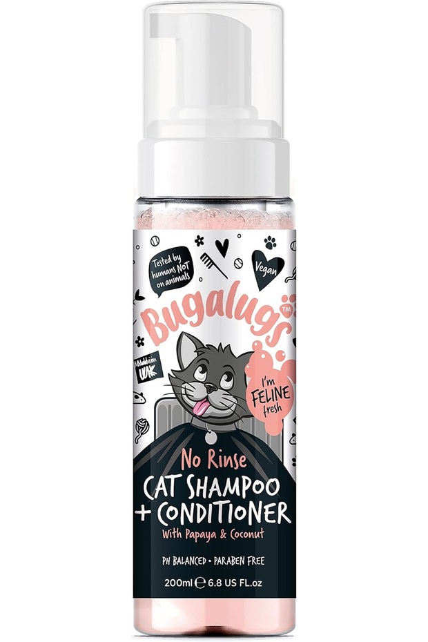 Papaya & Coconut No Rinse Cat Shampoo & Conditioner - 200ML