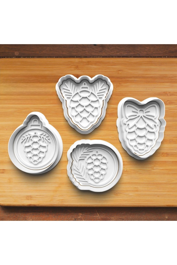 Grape Time Set of 4 Cookie and Sugar Dough Molds