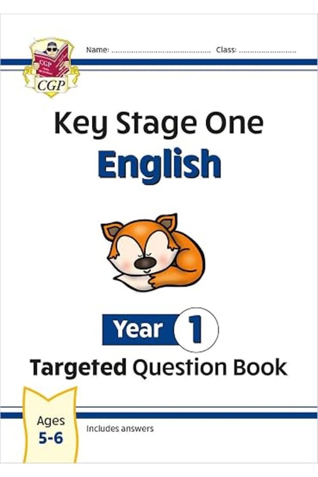 كتاب الأسئلة الموجهة لغة الإنجليزية للعام الأول KS1