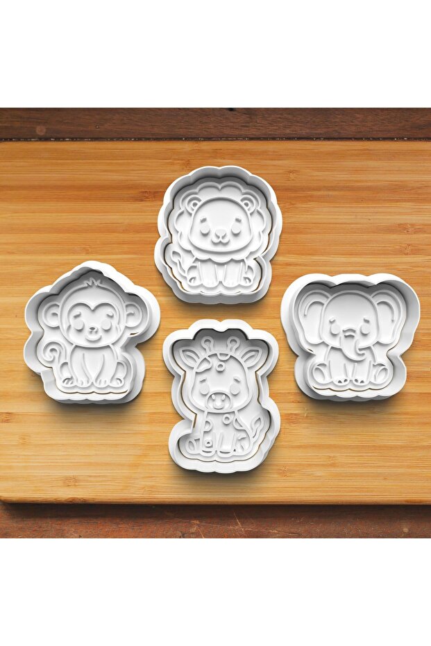 Cute Sweet Forest Animals 2027 Cookie and Candy Dough Mold