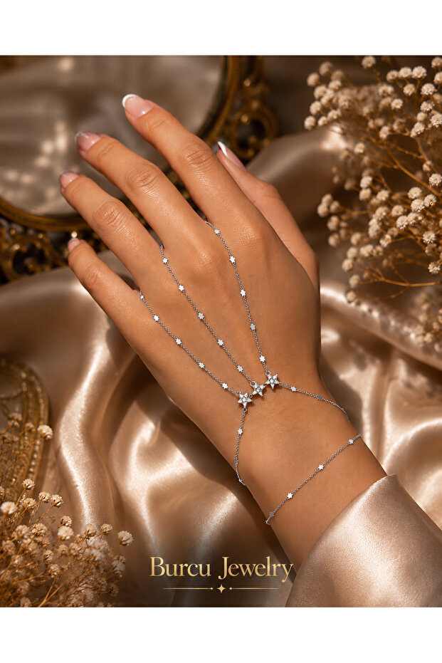 Star Figured Double Finger Shahmeran-Silver
