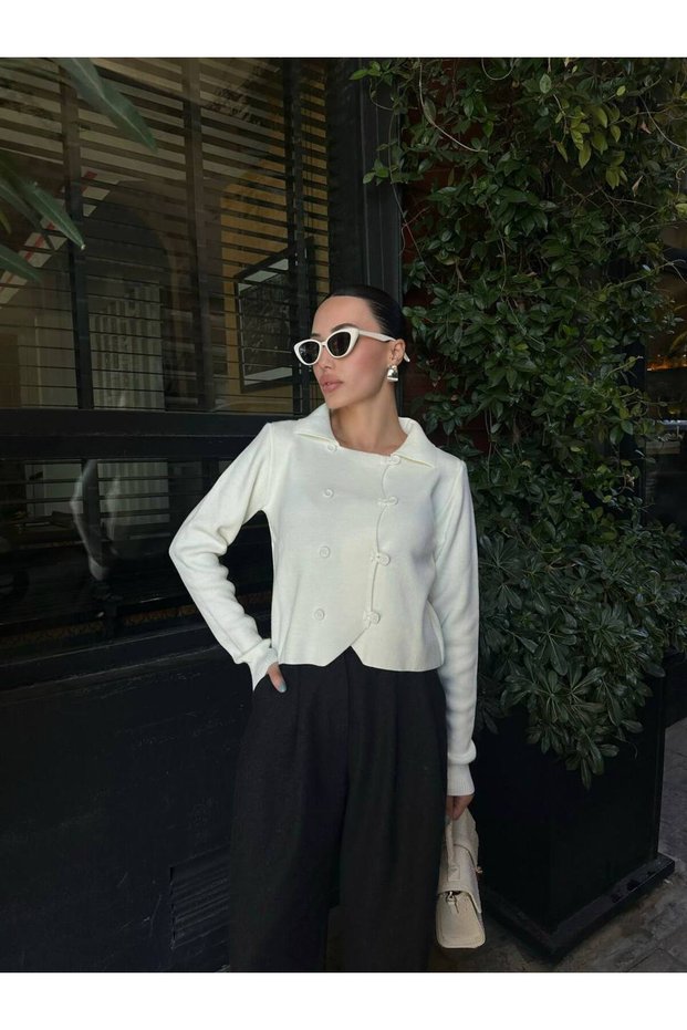 Women's Button Knit Sweater