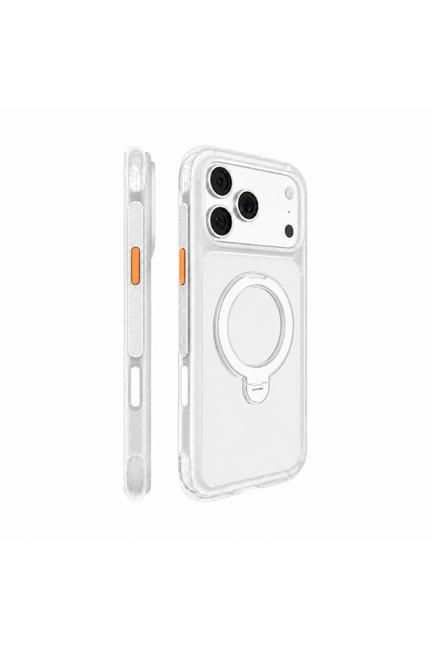 iPhone 18 Pro Max Compatible Case M-Safeli Stand Airbag Air Shield Series Cover White