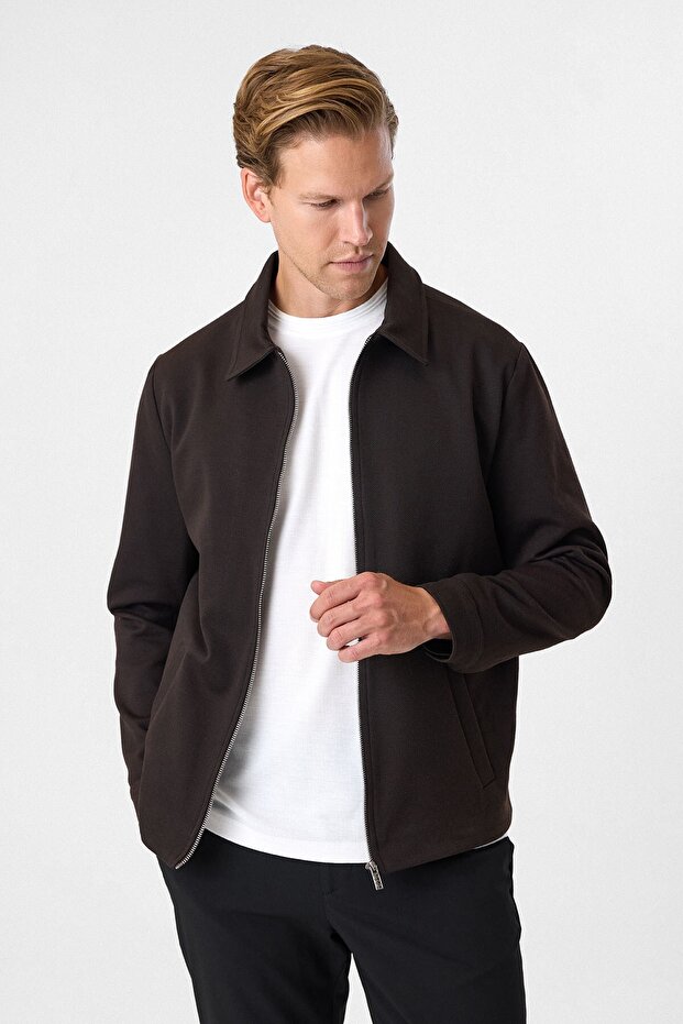 Brown Men's Regular Fit Coat Bmn5502500000