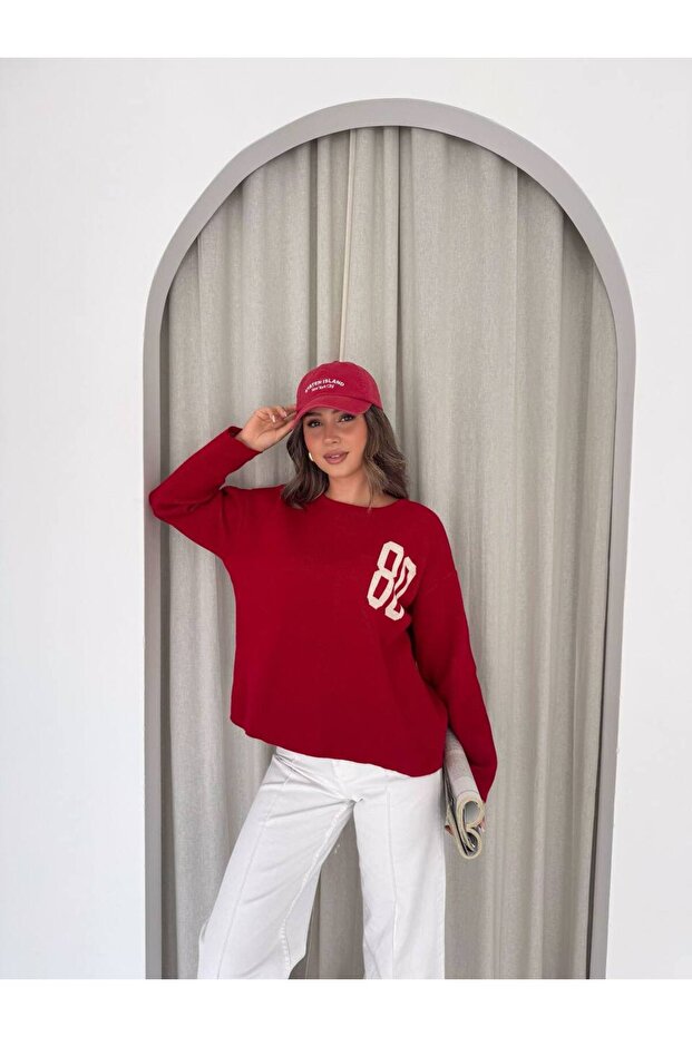 Women's 80 Written Knitwear Sweater