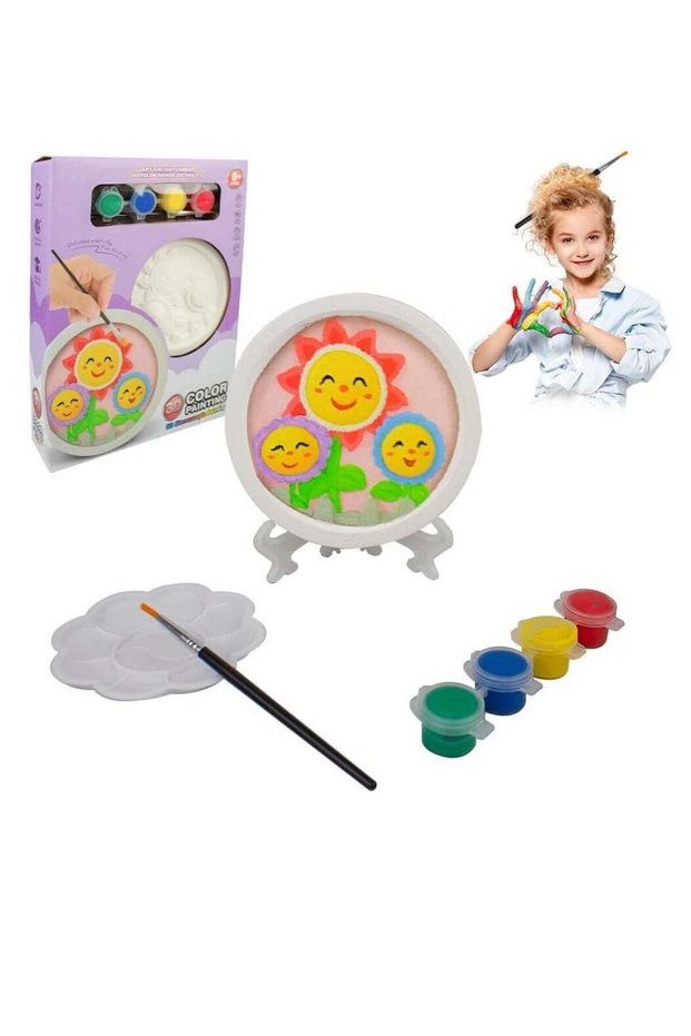 Paint Toy Craft Kits for Kids Creativity DIY Kit Art Supplies Painting Kit (Sunflower)