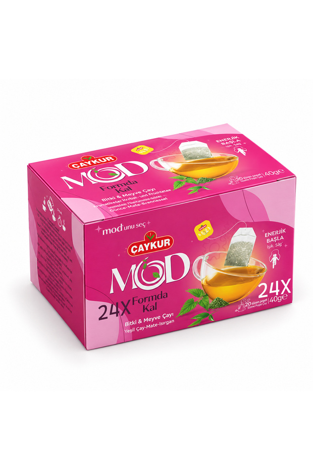 Mod Formda Kal Cup Tea Bags 2X20 40Gr. Pack of Twenty-Four