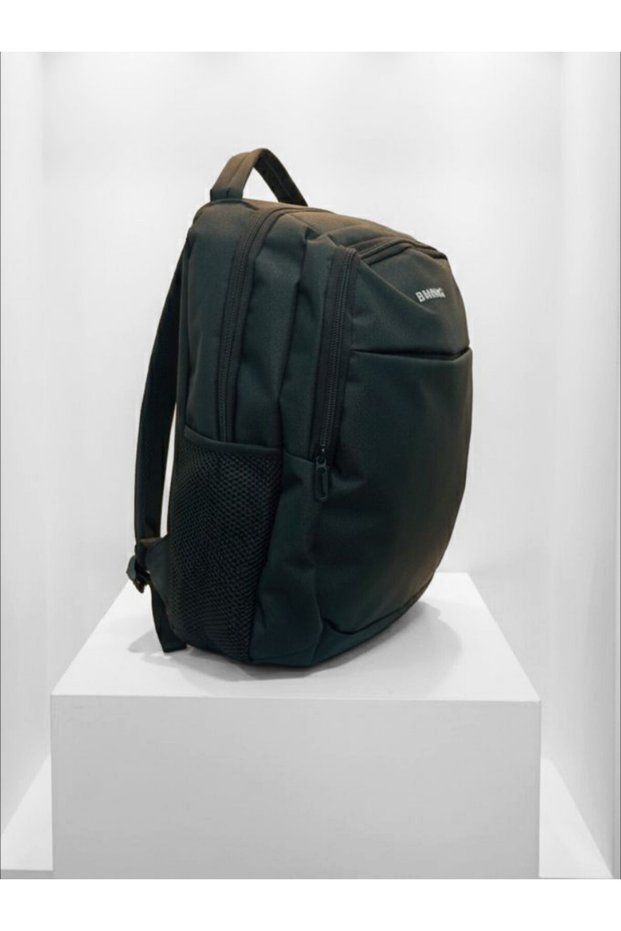 Ergonomic, Spacious, Waterproof, Black Backpack with Lots of Pockets, Designed for School and Sports.