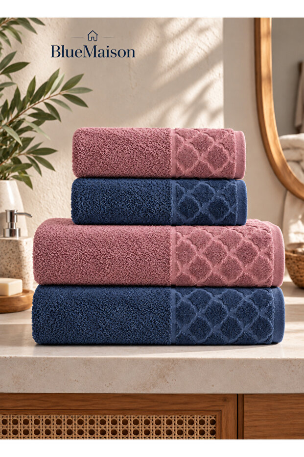 Mussel 4-Piece Bath Towel Set, Hammam Set