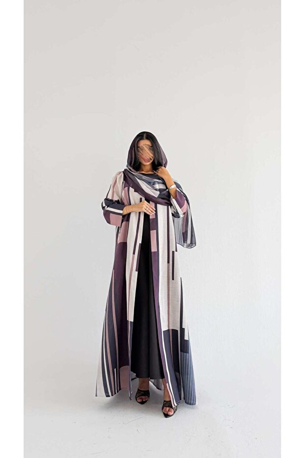 MWT1520 عباية طباعة | Printed Abaya