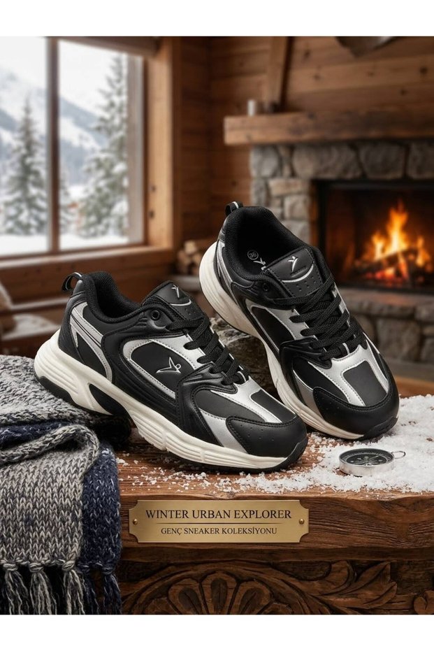 Youth Unisex Winter Waterproof Non-Slip Lightweight Rubber Sole Comfortable Leather Sports Shoes