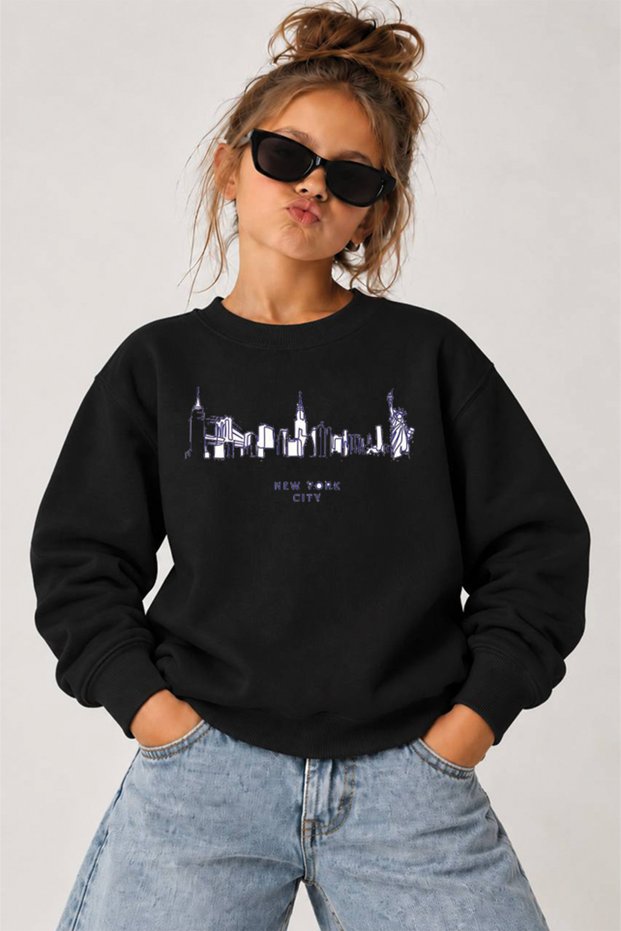 Children's 3 Thread Crew Neck Sweatshirt