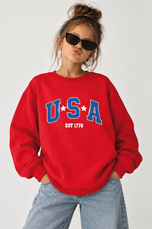Children's 3 Thread Crew Neck Sweatshirt