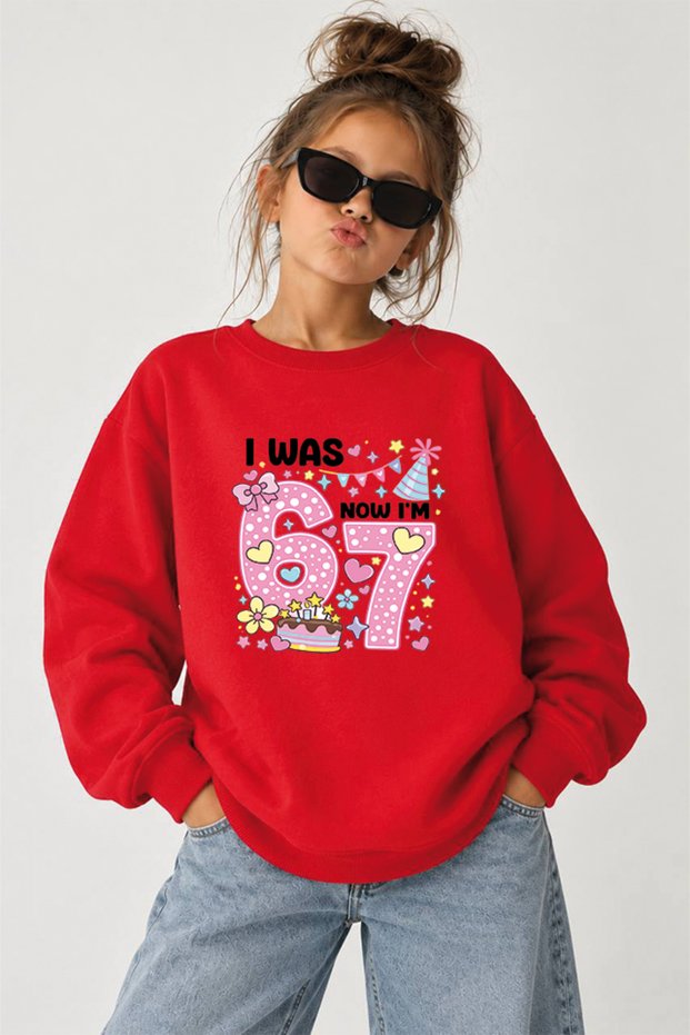Children's 3 Thread Crew Neck Sweatshirt
