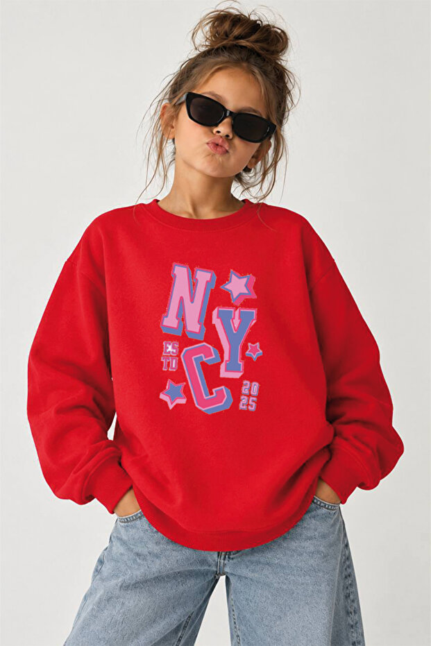 Children's 3 Thread Crew Neck Sweatshirt