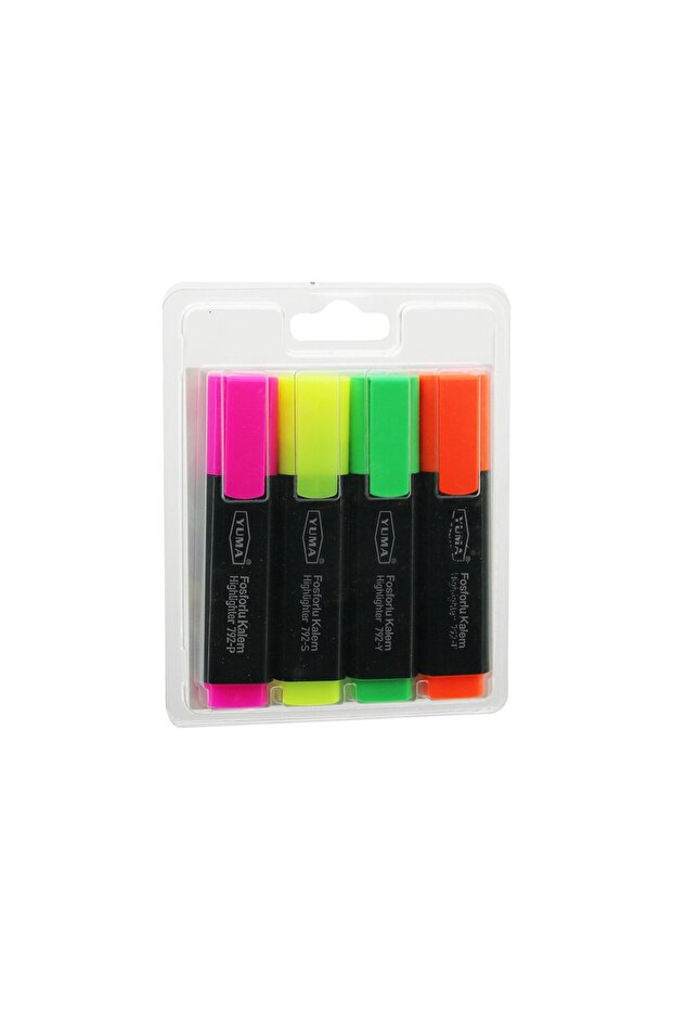 Highlighter Pen Set - Pack of 4