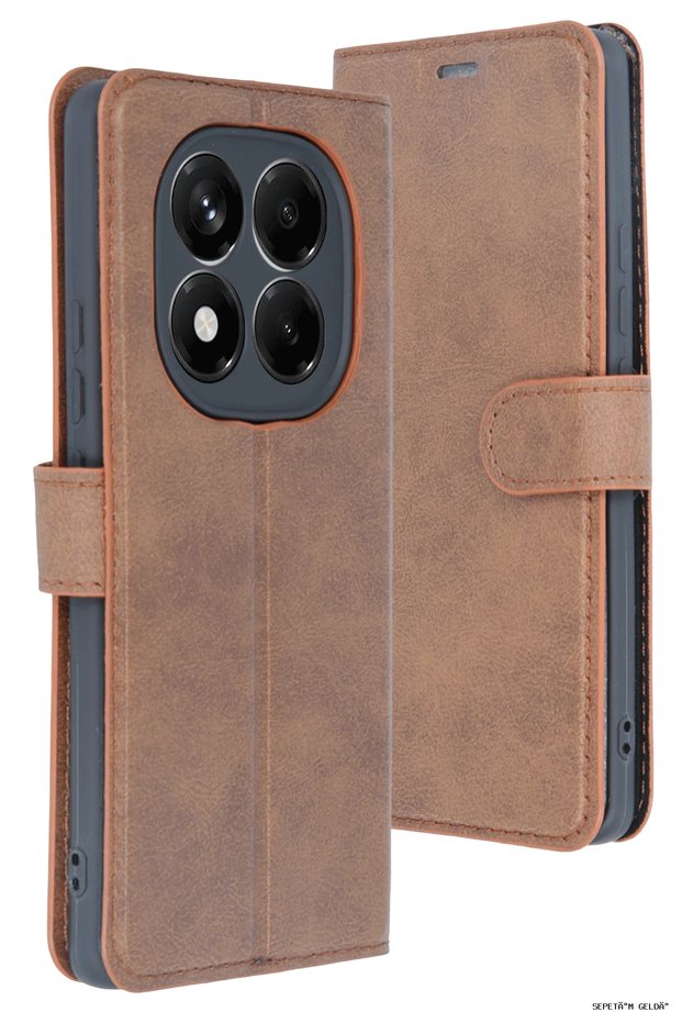 Spt-Gld Newface Redmi Note 15 Pro 5g Tr S Plus Flip Cover Case (202748) - Tan