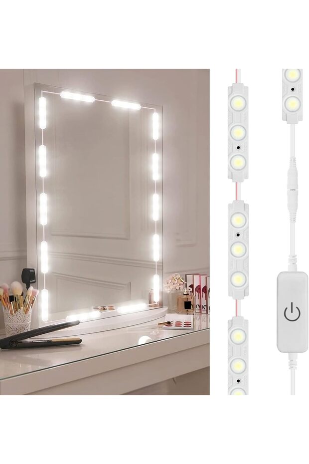 أضواء LED للمرايا، إضاءة لغرف تبديل الملابس، مصابيح قابلة للتركيب لمرآة المكياج، وحدات إضاءة للمرايا