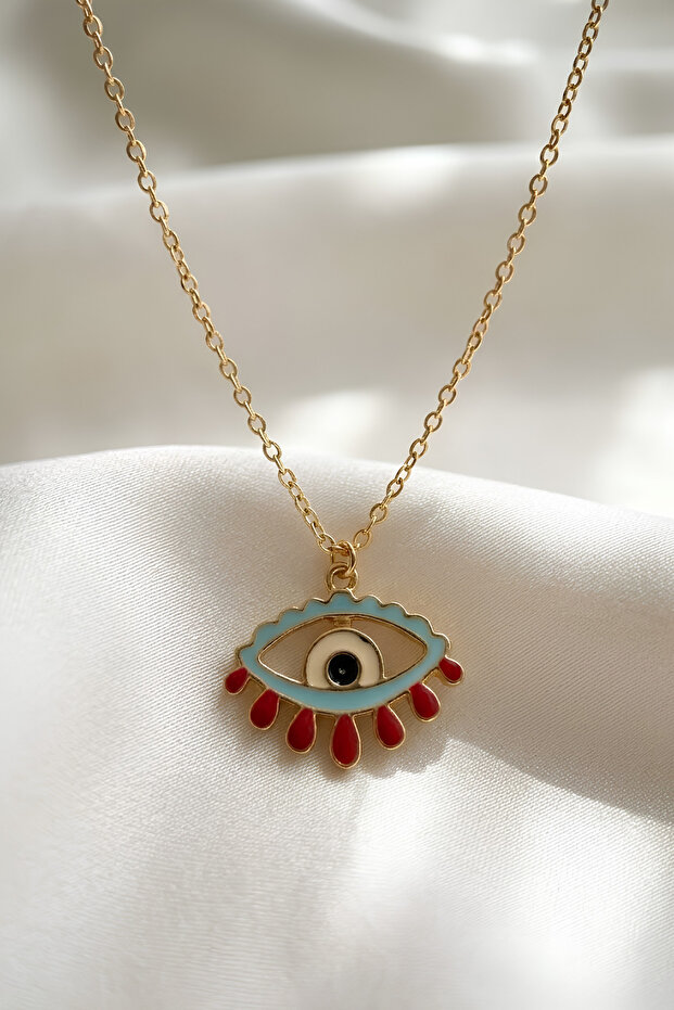 Mineli Eye Pendant Design Necklace
