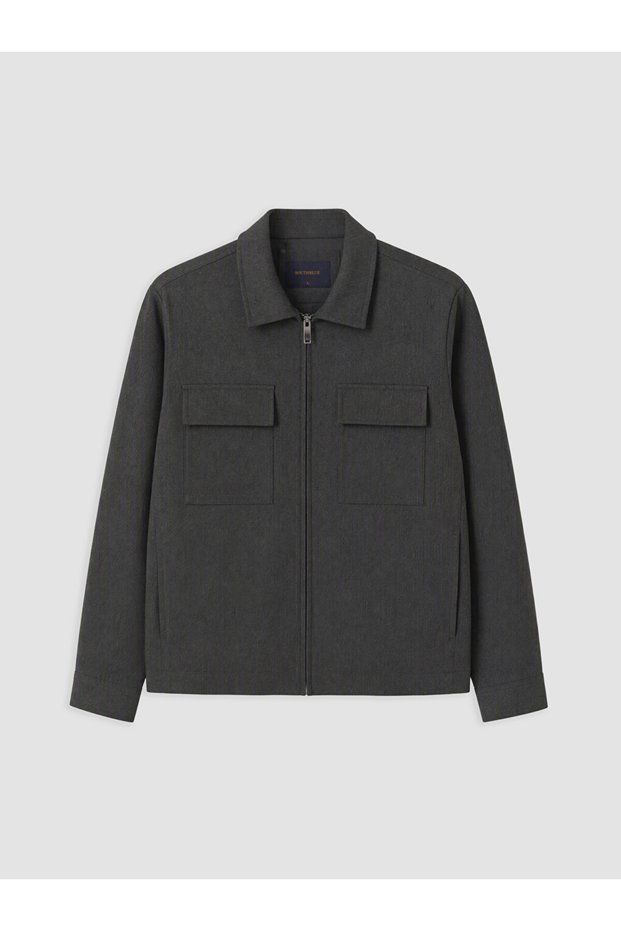 Özmarka New Season Anthracite Regular Fit Men's Jacket