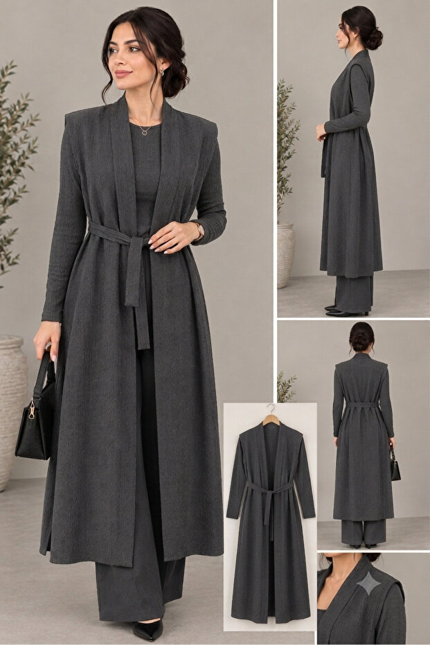 Women's Long Lightweight Tunic Vest S&Xxl