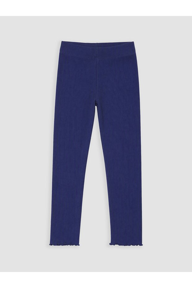 I Ruffled Ribbed Girls' Leggings from Freezen Store
