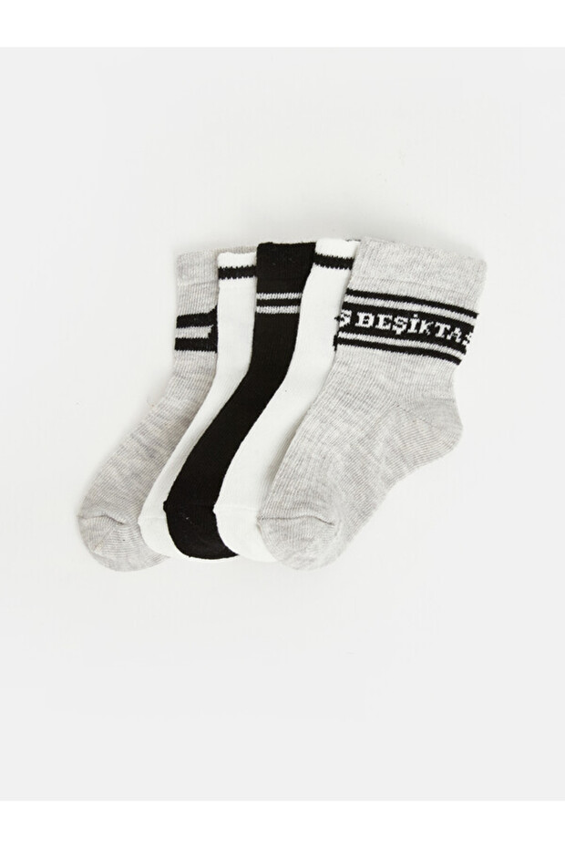 Esvab • Modern & Distinctive Fan Printed Baby Boy Socks, Pack of 5