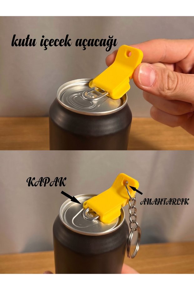 Practical Cola Can Opener - Fly and Dust Protective Cover Keychain