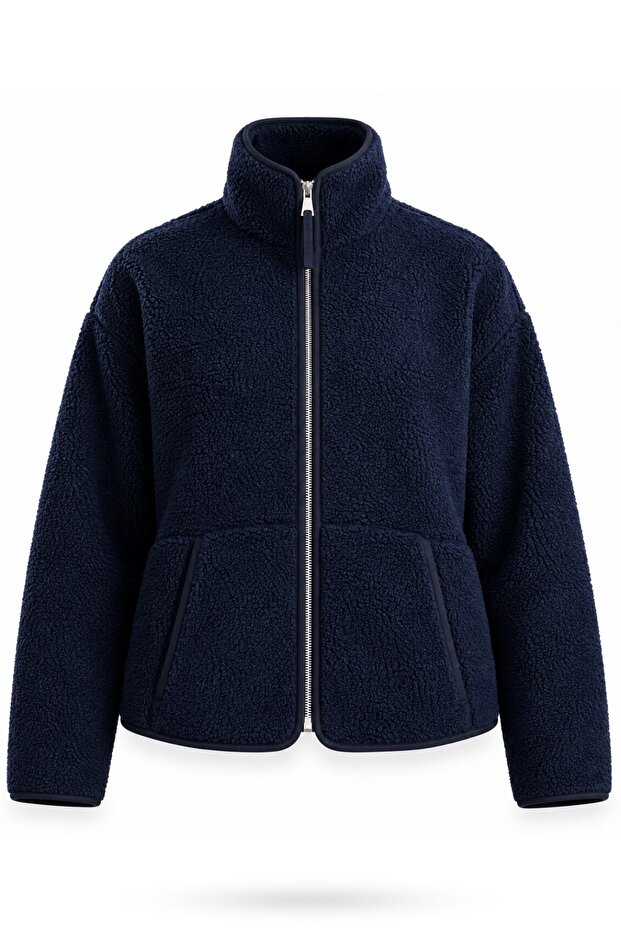 Navy Blue Polar Jacket 23236