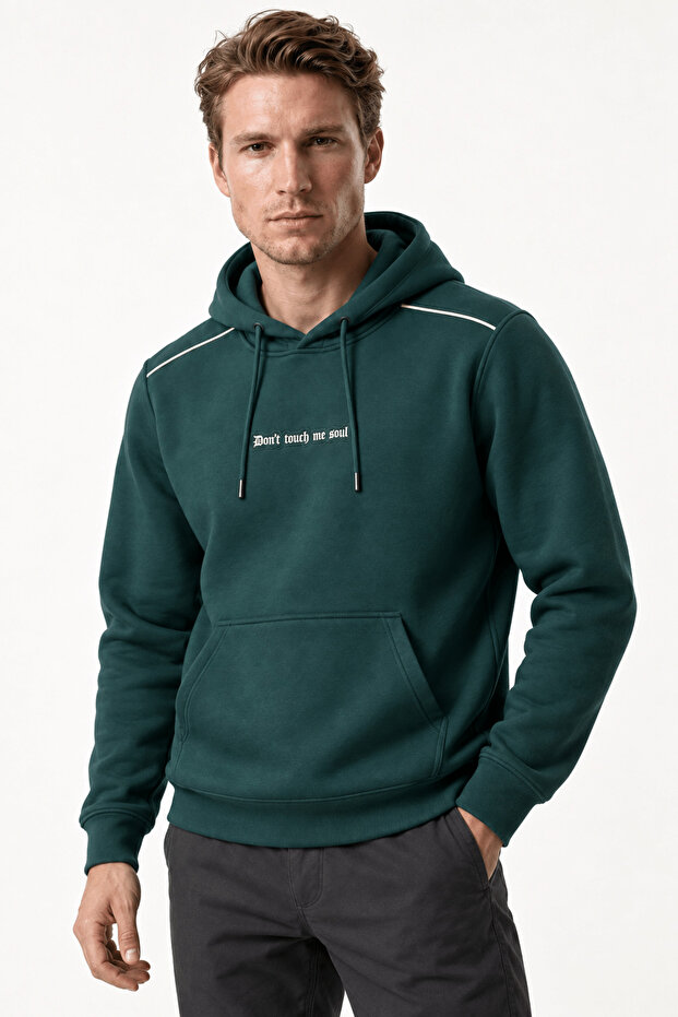 Donyt Men's New Season Regular Fit Hooded Cotton Sweartshirt Nefti