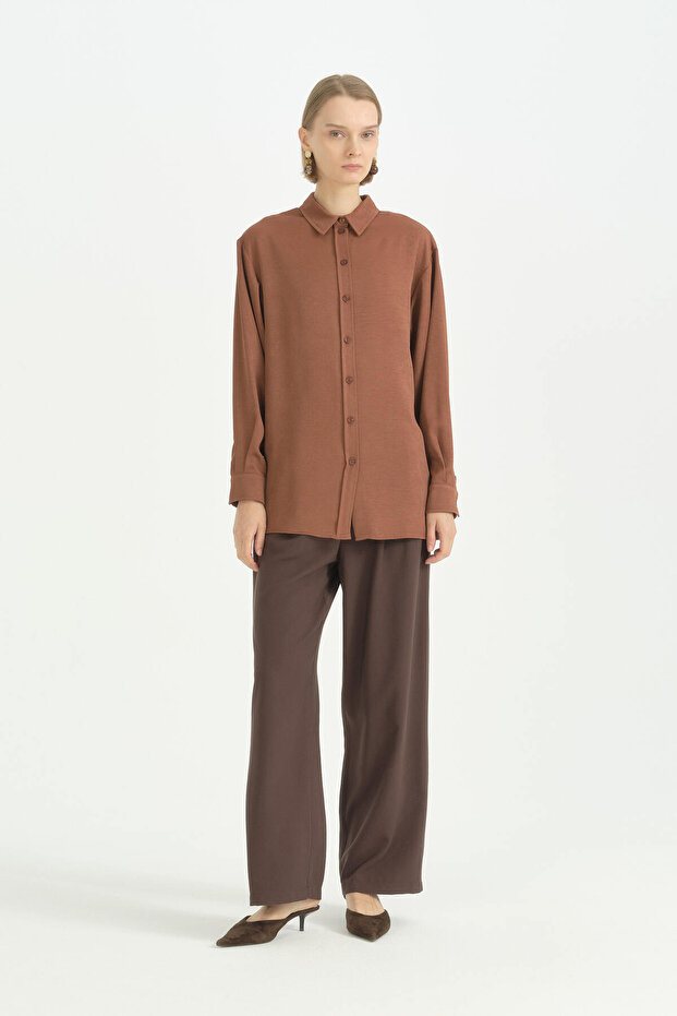 Vintage Shirt with Pili Detail - Tile