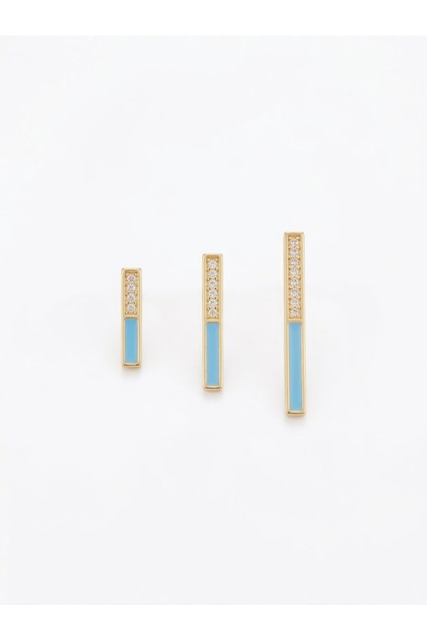 Women's Gold 3-Piece Stylish Earrings, Non-Tarnish, Non-Rust, Gift Boxed Women's Earrings