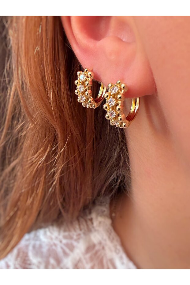 Topçuk Hoop Earrings