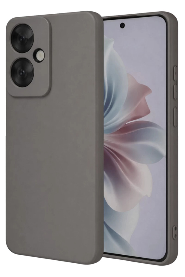 Oppo Reno 11F Compatible Case First Silicone - Gray