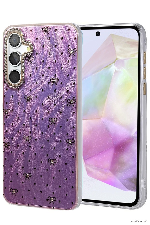 غطاء حماية SPT-GLD Newface لهاتف Galaxy A35 5G بنمط مرآة - (23150) نمط 2