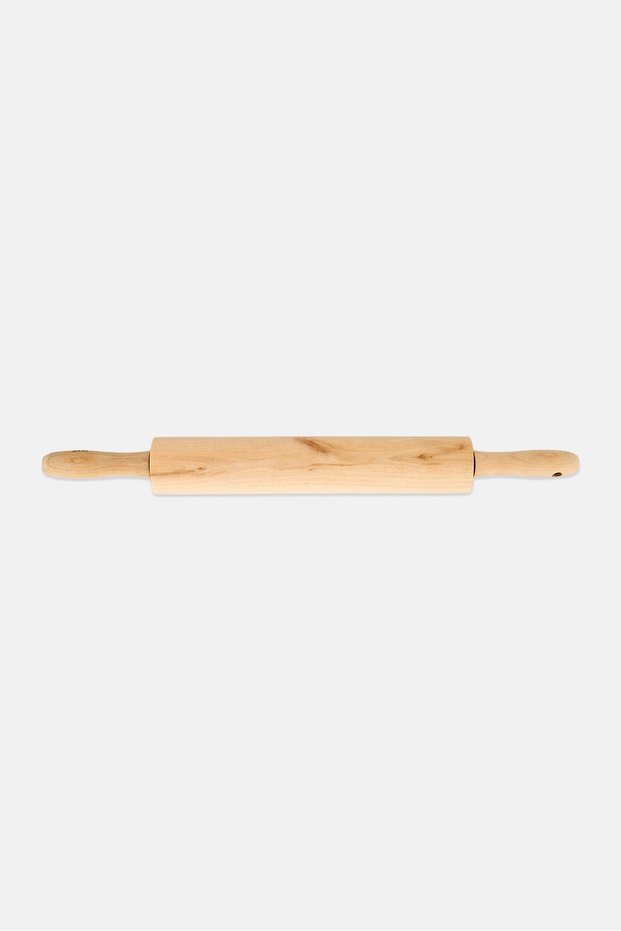 Wooden Rolling Pin 17,5 In, Beige