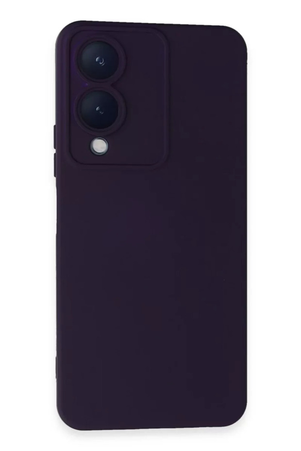 Vivo Y17S Compatible Case Nano Velvet Silicone - Purple
