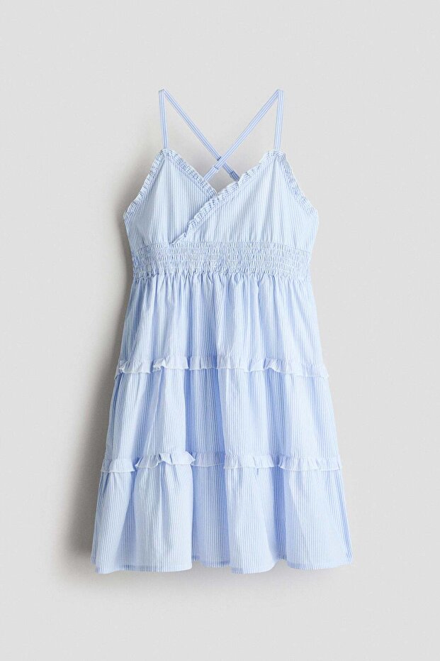 Tiered cotton dress