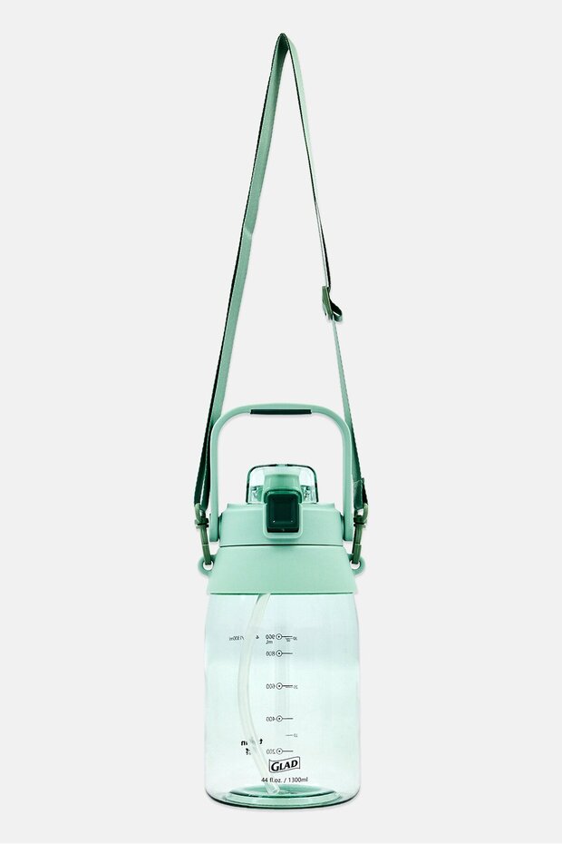Tritan Water Bottle with Straw Lid, Sage Green
