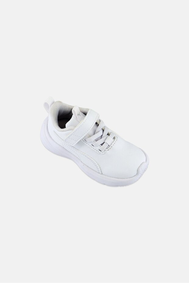 Toddlers Boy Rickie Runner Velcro Closure Shoes, White