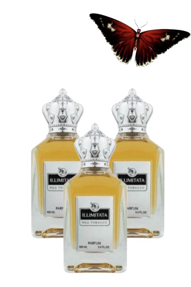 3 قطع عطر التبغ الأحمر 100 مل