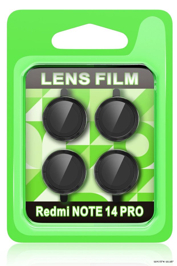 Spt-Gld Newface Redmi Note 14 Pro 5g Raze Metal Kamera Lens (95440) - Black