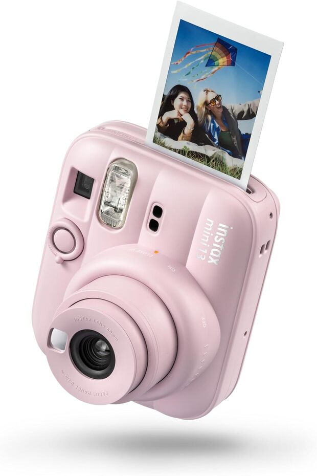 Instax Mini 13 Camera Portable Photo Camera Pink with 10 Pack Film