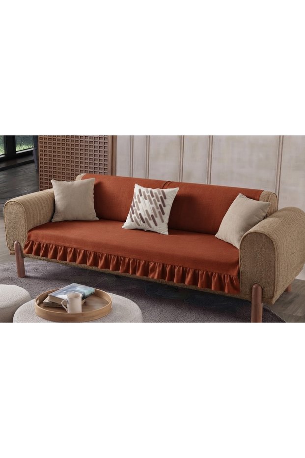 Sofa Cover Linen % Cotton Non-Slip Multi-Purpose