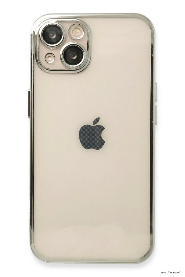 Spt-Gld Newface iPhone 13 Case with Lens Silicone (113721) - Silver