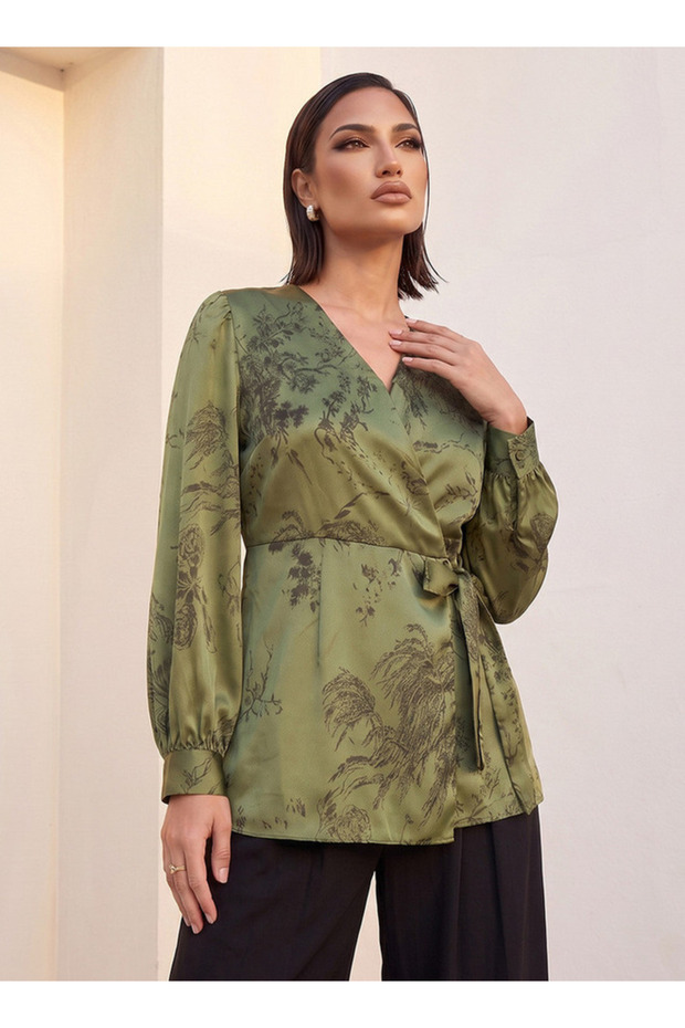 FULL SLEEVES WRAP TOP