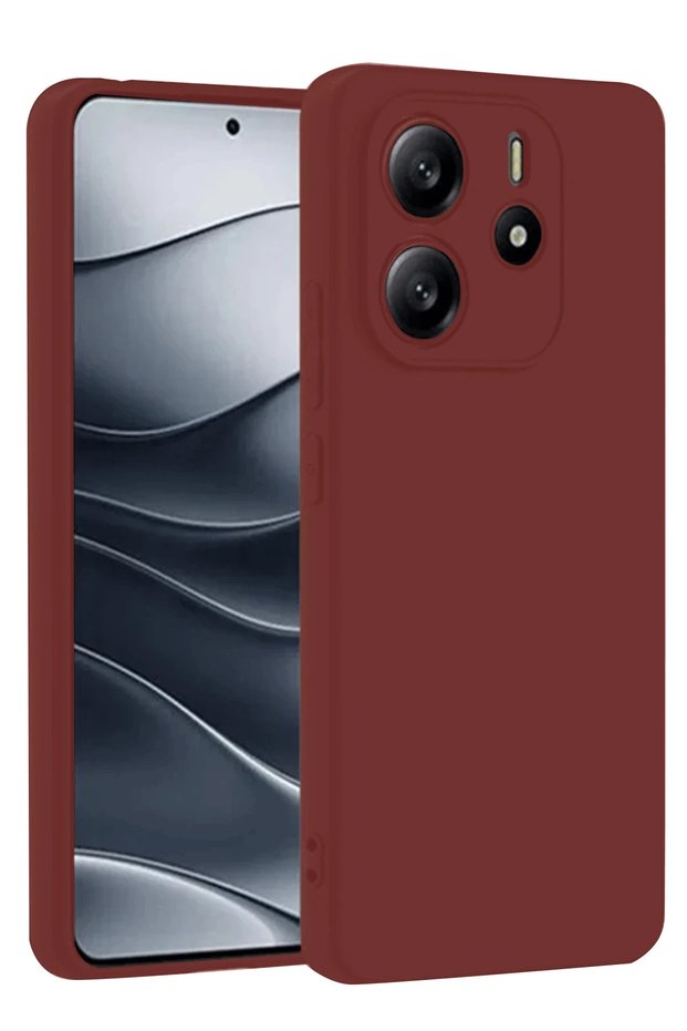 Spt-Gld Newface Redmi Note 14 4g Case First Silicone (124044) - Burgundy